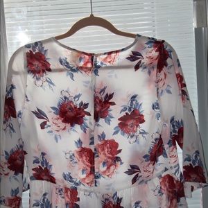 Faded Glory Flower Blouse